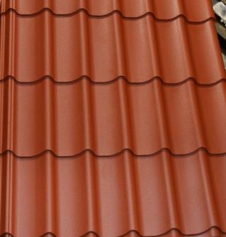 dakpanplaat baksteen rood