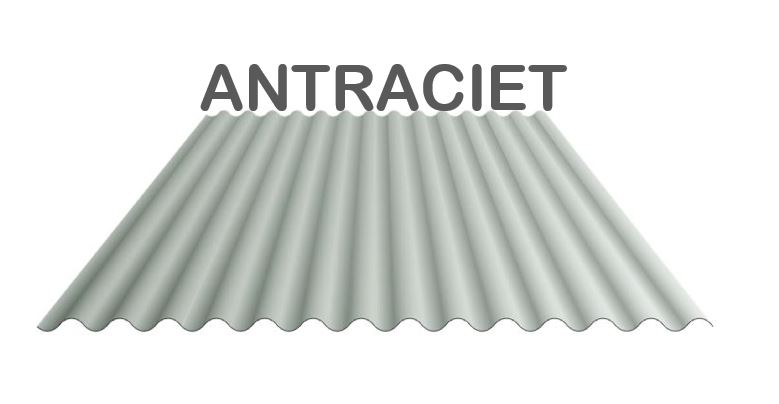 Stalen golfplaat antraciet