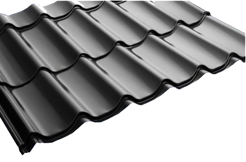 dakpanplaat zwart