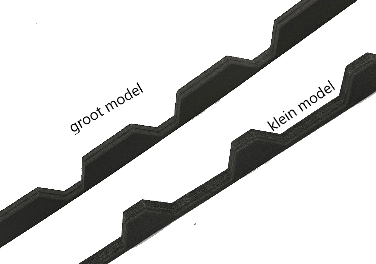 schuimprofiel wand en dak