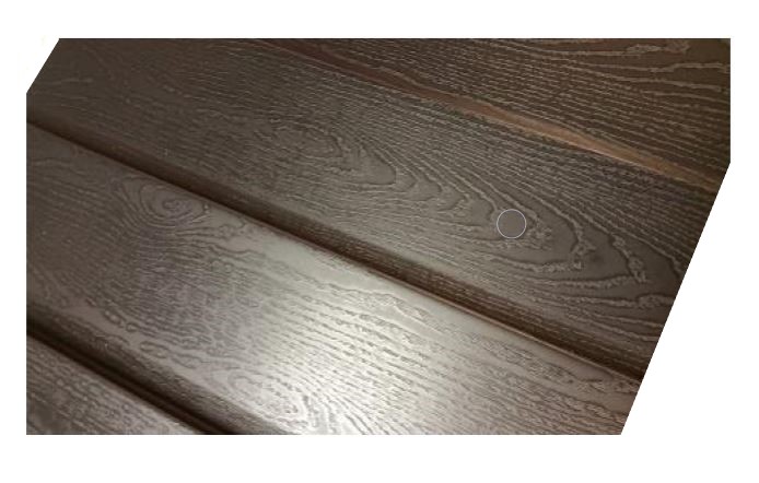 potdeksel plaat MAT ZWART houtnerf 