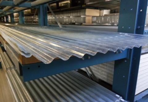 lichtdoorlatende golfplaat (voor stalen golfplaat)