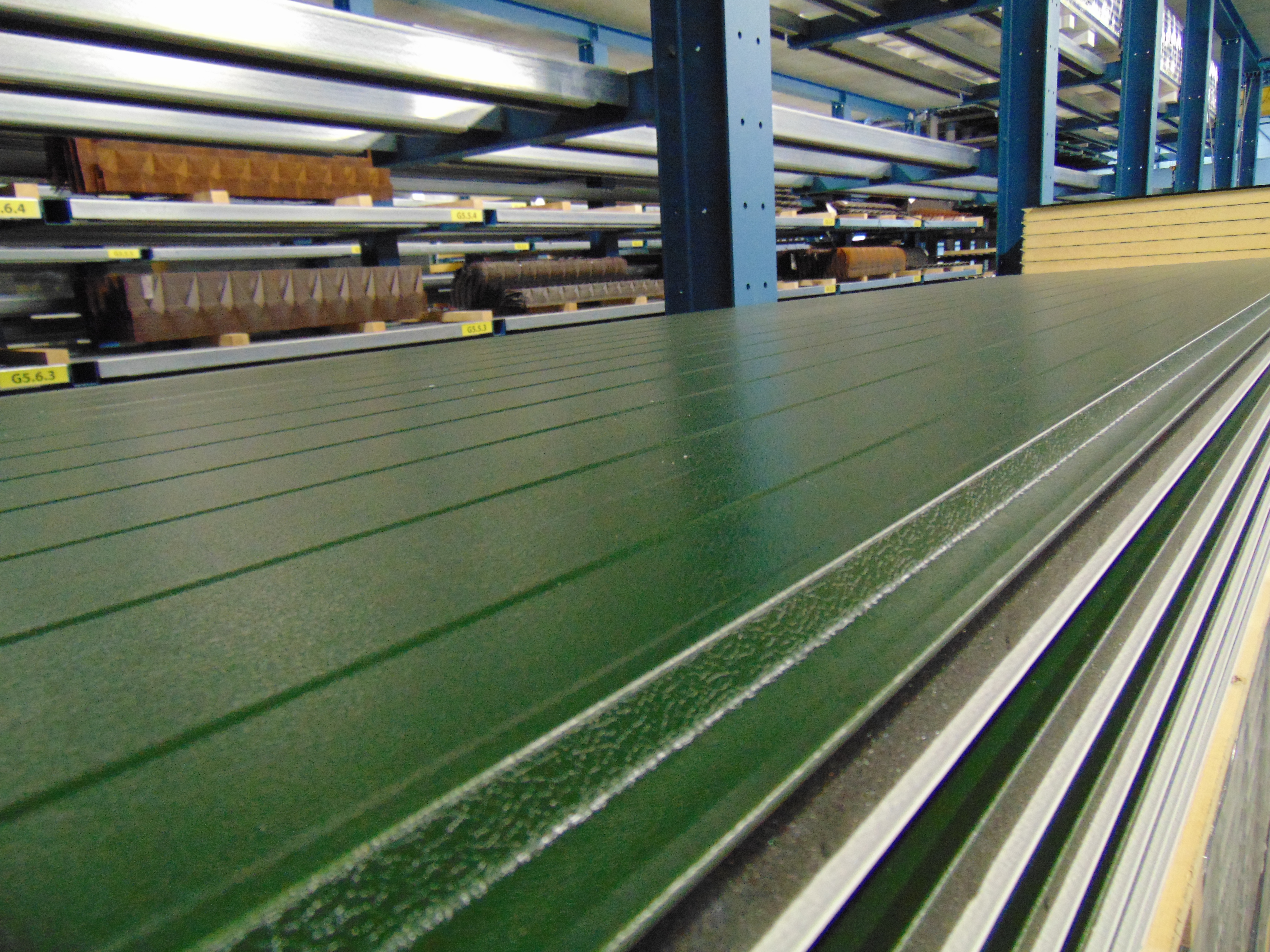sandwichpanelen wand GROEN 60 of 80 mm dik
