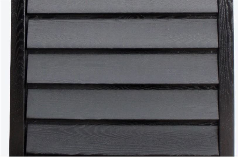 Potdeksel plaat houtnerf ZWART 