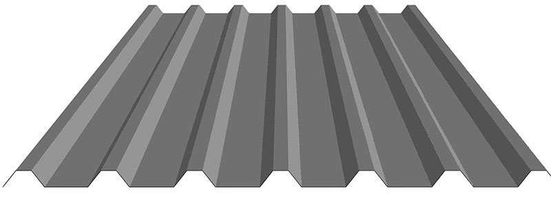 Damwandplaat antraciet